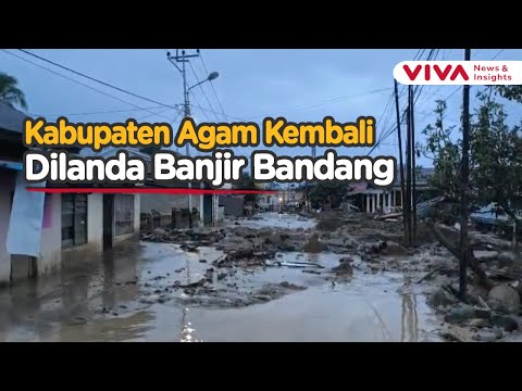 Banjir Bandang Kembali Mengamuk di Jalan Maninjau-Bukittinggi