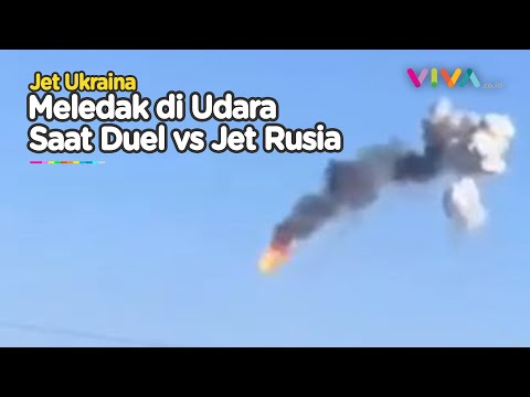 SENGIT! Dua Jet Tempur Perang, Mig-29 Ukraina Meledak di Udara