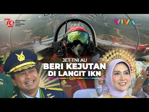 Aksi Spektakuler Pesawat Jupiter Aerobatic Lukis 'Hati' Jumbo di Langit IKN
