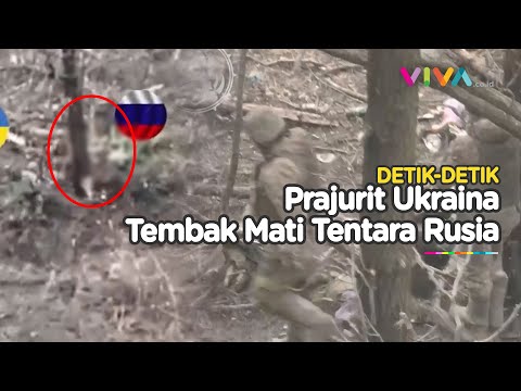 VIDEO Keganasan Prajurit Ukraina 'Bolongi' Kepala 2 Tentara Rusia