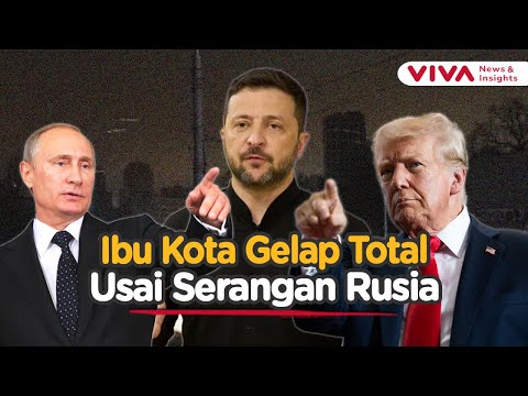 Menjelang Pertemuan Zelensky dan Trump, Putin Bikin Ukraina Gelap Gulita