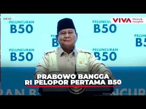 Halo BBM Baru! B50 Resmi Diluncurkan, RI Jadi Negara Pertama yang Terapkan Biodiesel 50%