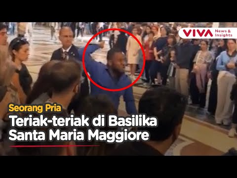 Seoarang Pria Meracau di Vatikan karena Tak Bisa Bertemua Jenazah Paus
