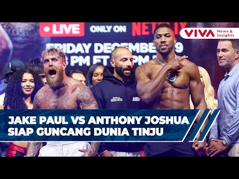Jake Paul vs Anthony Joshua! Selisih Berat 12 Kg Jelang Duel Panas