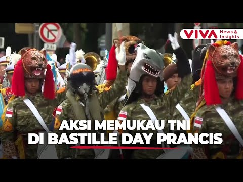 FULL Penampilan Garang TNI di Parade Militer Bastille Day Prancis 2025