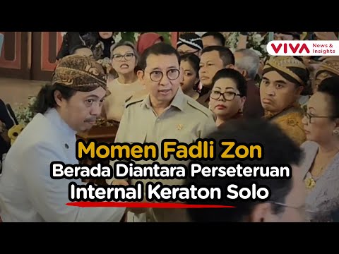 Cekcok 2 Kubu Keraton Solo di Depan Menteri Kebudayaan Fadli Zon