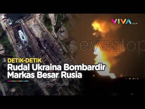 Rudal Ukraina Lumpuhkan Markas Besar Armada Laut Hitam Rusia