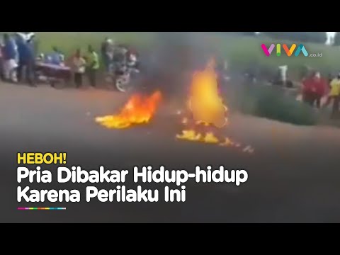 Basmi Pelaku Cabul Anak di Bawah Umur, Afrika Bakar Hidup-hidup