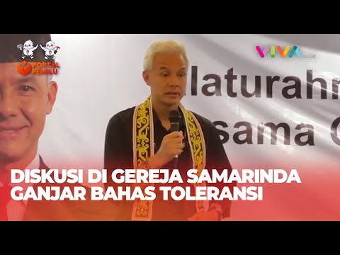 Ganjar Pranowo Diskusi Bareng Umat Kristen di Gereja Samarinda