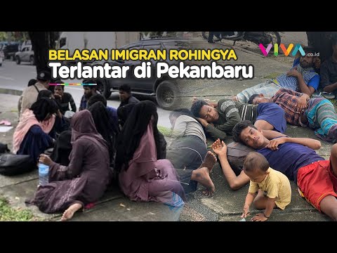 Nasib Belasan Pengungsi Rohingya yang Berkeliaran di Pekanbaru