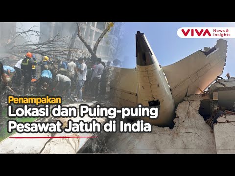 Bawa 242 Penumpang, Pesawat di India Jatuh di Daerah Pemukiman
