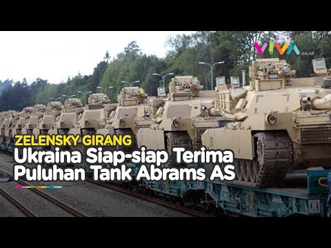 Jagoan di Medan Perang, Pengiriman Perdana Tank Abrams AS ke Ukraina