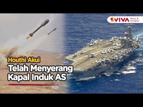 Houthi Yaman Serang Kapal Induk AS di Laut Merah