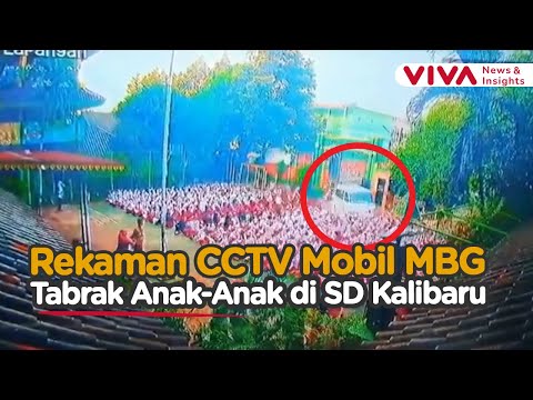 Detik-Detik Mobil MBG Nyelonong, Belasan Siswa SD Tertabrak!