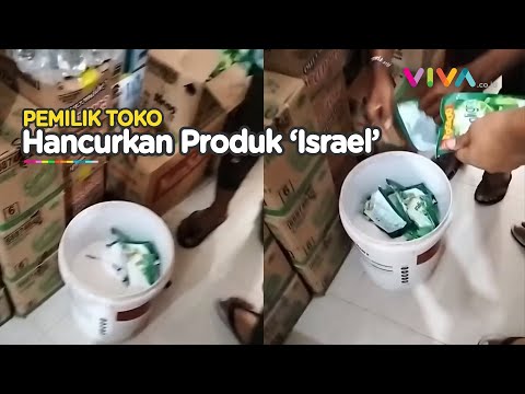 Pemilik Toko Kena Cibir Usai Hancurkan Produk Pro Israel