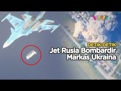 PERDANA! Bom Udara 3 Ton Diluncurkan Jet Tempur Su 34 Rusia