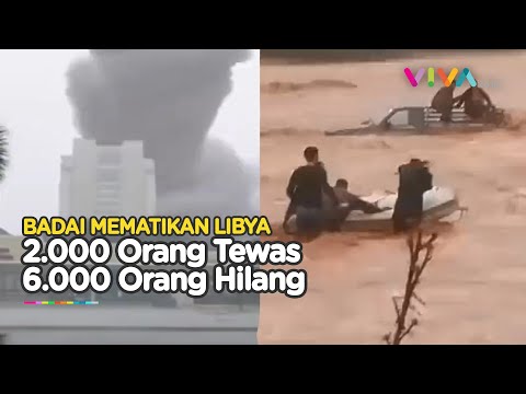 HOROR! Badai Libya! Angin Kilat Raksasa Menghantui, 2 Ribu Orang Tewas