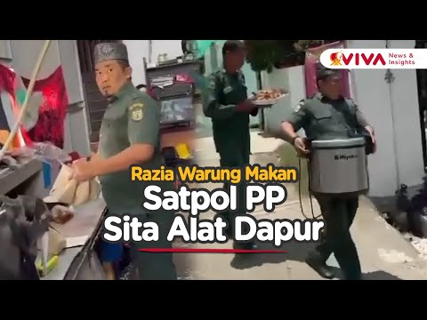 Geruduk Warung Makan, Satpol PP Aji Mumpung Comot Rice Cooker