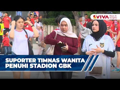 Supporter Timnas Indonesia Sudah Ramaikan GBK Sejak Sore