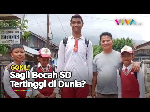 Sagil, Siswa SD Tertinggi di Dunia Asal Kerinci Jambi