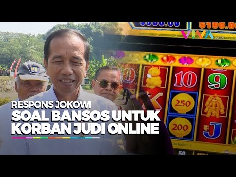 Jawaban Jokowi Ditanya soal Wacana Bansos untuk Korban Judi Online
