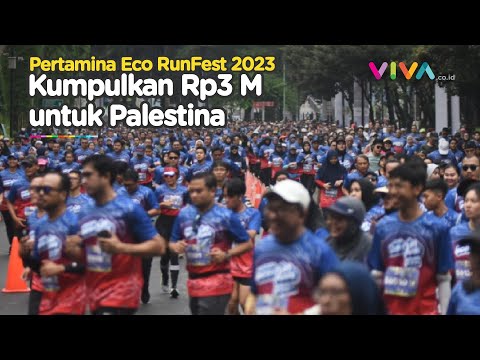 Pertamina Eco RunFest 2023 Sukses Kumpulkan Donasi Rp3 M Buat Palestina