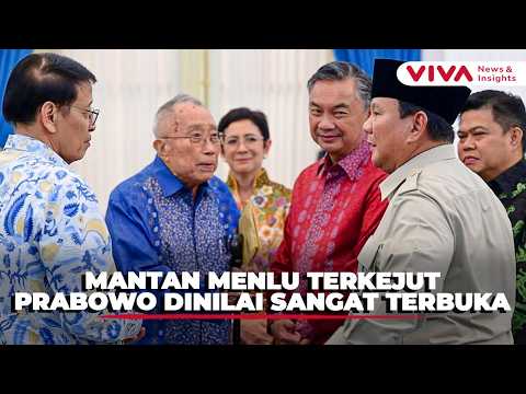 Pertemuan 3 Jam di Istana, Mantan Menlu Puji Keterbukaan Prabowo