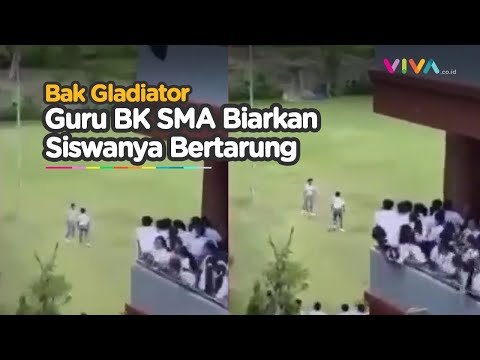 Guru BK Biarkan Siswanya Duel di Lapangan Sekolah