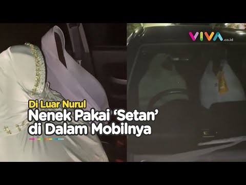 Maling Bakal Ngibrit! Nenek Ini Pakai 'Setan' di Mobil