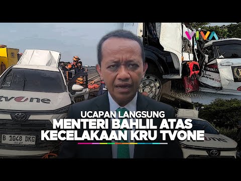 Bahlil Ucapkan Bela Sungkawa Tragedi Kecelakaan Kru Tvone