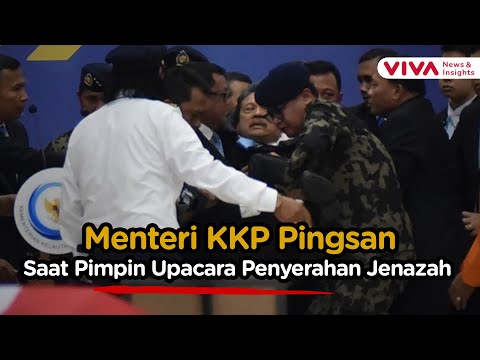 Detik-detik Menteri Trenggono Pingsan Saat Lepas Jenazah Korban Pesawat ATR di Jakarta