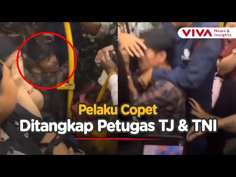 Komplotan Copet Spesialis TJ Ditangkap Usai Aksi di Kerumunan Penumpang