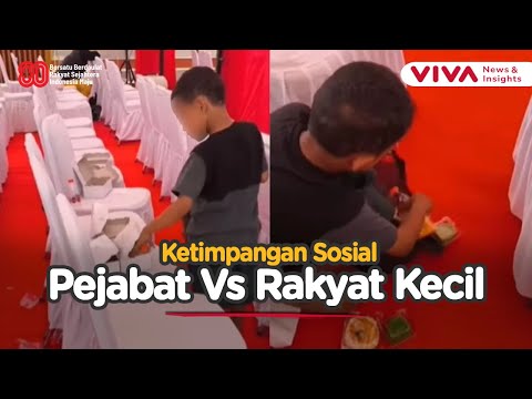 Senyum Menyentuh Bocah Gowa, Pungut Makanan Bekas Pejabat