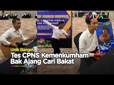 Tes Bakat CPNS Kemenkumham, Main Suling hingga Aksi Bela Diri
