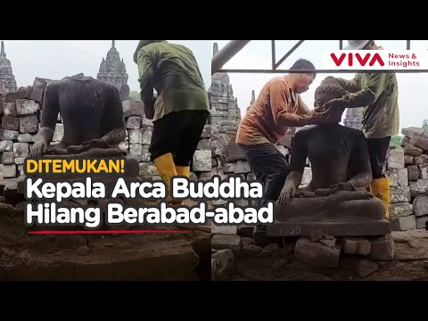 Kepala Arca Buddha Ditemukan dan Disatukan Kembali