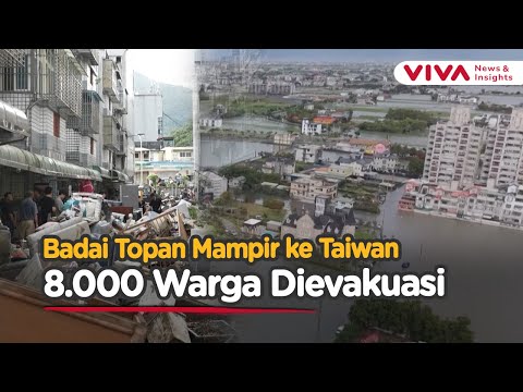 Badai Topan Landa Taiwan, Filipina Lebih Dulu Tewaskan 27 Orang