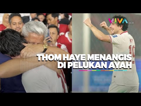 Merinding! Thom Haye dan Sang Ayah Berpelukan Usai Pertandingan