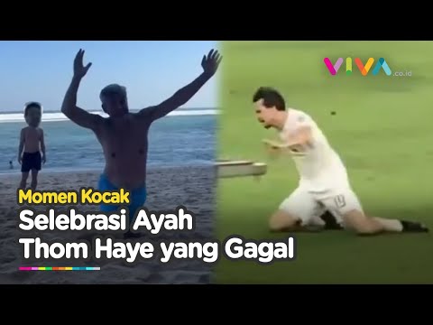 Selebrasi Gagal! Thom Haye Dicengin Ayahnya, Ikutan Knee Slide