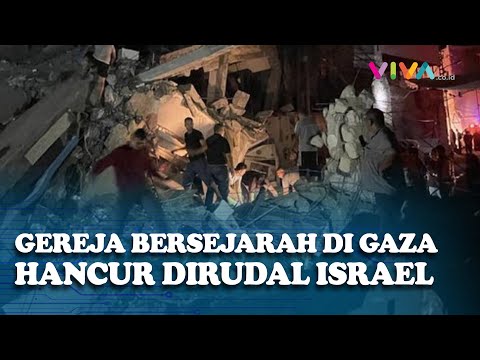Umat Nasrani Jadi Korban Keganasan Israel, Gereja Ortodoks di Gaza Dibombardir