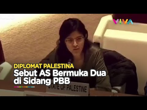 Diplomat Palestina Damprat AS saat Sidang PBB, Gelontorkan Bukti Menohok