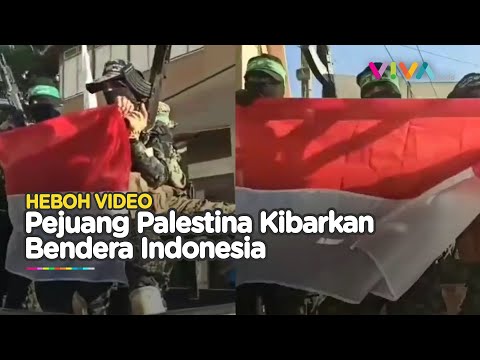 MasyaAllah, Video Pejuang Palestina Kibarkan Bendera Indonesia