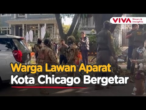Agen Federal Tembakkan Gas Air Mata saat Operasi Imigrasi di AS