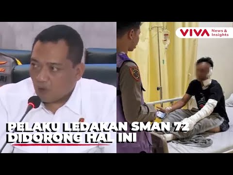 Kasihan! Polisi Ungkap Dorongan Siswa Pelaku Peledakan di SMAN 72