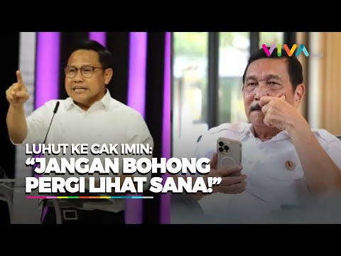 Soal Hilirisasi, Luhut Skakmat Cak Imin: Jangan Bohongi Publik