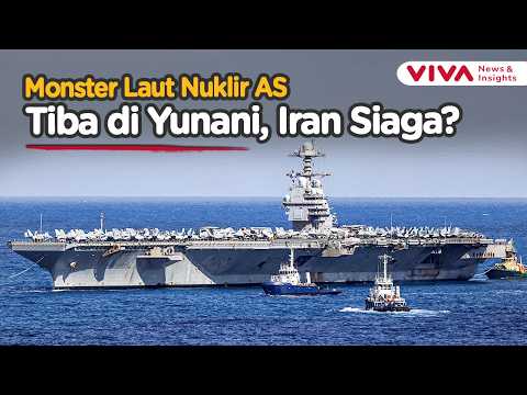Kapal Induk AS Tiba di Yunani, Siap Gabung Armada di Timur Tengah
