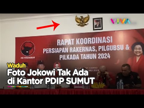 Gak Ada Foto Jokowi di Ruang Rakor PDIP Sumut, Kok Bisa?
