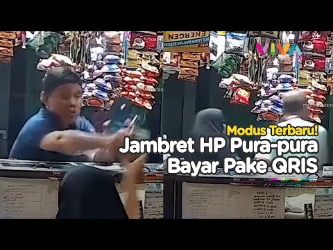 WASPADA! Modus Bayar Pake QRIS, Ponsel Penjaga Warung Malah Dicuri
