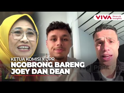 Momen Ketua Komisi X DPR Tanya Joey Pelupessy dan Dean James