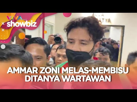 Tak Berani Tatap Awak Media, Ammar Zoni Pasang Wajah Melas