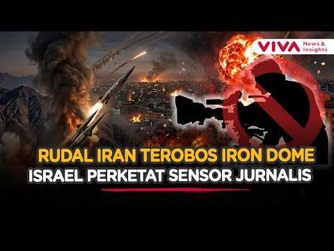 Nah! Israel Larang Jurnalis Rilis Video Rudal Iran Berterbangan di Langit